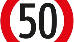 Ograničenje brzine na 50 km/hprometni znak