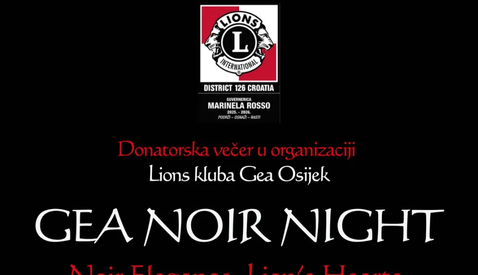 Donatorska večer u Nomikai baruLions club GEA Osijek
