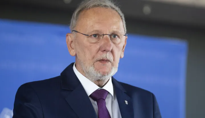 Zagreb, 03.07.2025 - Izjave nakon sjednice Vlade RH. Na fotografiji Davor Božinović. foto HINA/ Daniel KASAP/ dk