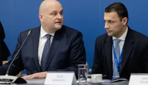 Zagreb, 05.02.2026. - Ministar gospodarstva Ante &Scaron;u&scaron;njar održao je 1. sastanak stručne radne skupine za izradu prijedloga Nacionalnog plana za razvoj industrije za razdoblje od 2027. &ndash; 2034. godine i Akcijskog plana za provedbu Nacionalnog plana.Na fotografiji Ante &Scaron;u&scaron;njar.foto HINA/ Edvard &Scaron;U&Scaron;AK