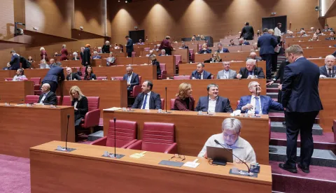 Zagreb, 15.01.2026. - Aktualnim prijepodnevom započela je 9. sjednica Hrvatskog sabora.foto HINA/ Edvard &Scaron;U&Scaron;AK/ es