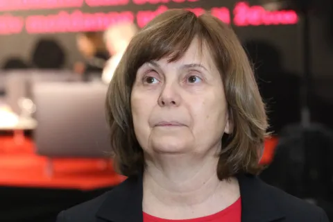 Osijek, 05. 02. 2026, Gospodarski centar Osijek. Panel - razgovor u povodu Dana crvenih haljina. Prof. dr. sc. Marija Heffer, neuroznanstvenica.snimio GOJKO MITIĆ