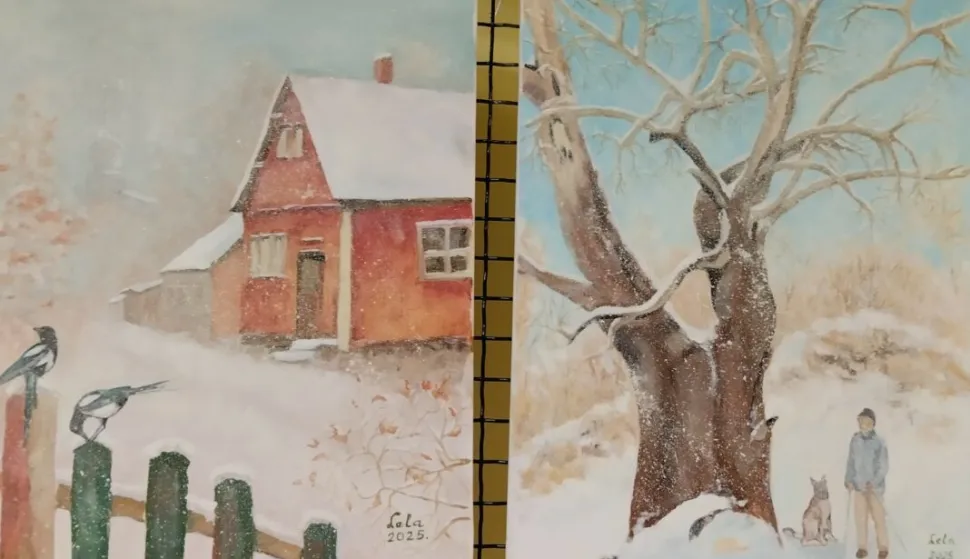 Tijekom mjeseca veljače u Ogranku Industrijska četvrt Gradske i sveučili&scaron;ne knjižnice Osijek, može se pogledati izložba slikarskih radova pod nazivom "Konačno snijeg". Izložba se održava u sklopu projekta Mala galerija GISKO.Autorica izložbe na&scaron;a je sugrađanka Jelka Turkalj, umirovljena djelatnica osječke bolnice. &Scaron;kolu slikanja "Waldinger" upisala je 2010. te ju je pohađala pet godina. Nakon zavr&scaron;etka &scaron;kole, s jo&scaron; pet kolegica osnovala je Atelje gdje se dva puta tjedno sastaju radi slikanja, druženja i konzultacija. Jelka Turkalj članica je Udruge "Likar", gdje aktivno sudjeluje u radu, kolonijama i izložbama.Kako sama za sebe kaže ova autorica, iako je savladala sve slikarske tehnike, najradije slika u ulju. Motivi izložbe Konačno snijeg različiti su, ali vidljivo je kako autorica najradije slika prizore iz života i pejzaže.