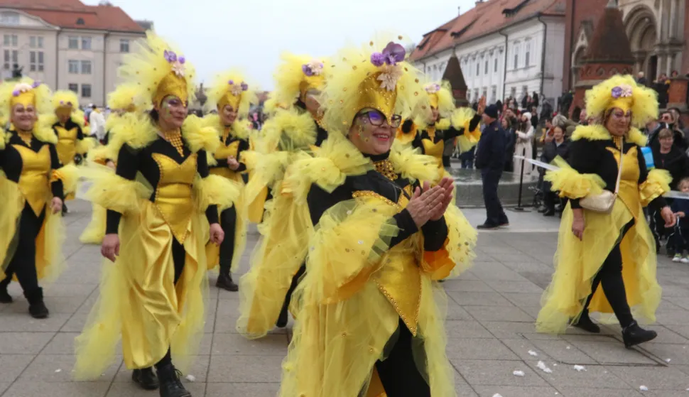 Đakovo, 07. 02. 2026, 32. Đakovački Bu&scaron;ari, pokladna manifestacija. Pokladna povorka.snimio GOJKO MITIĆ