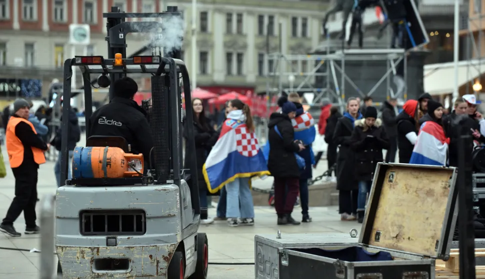 Zagreb, 02.02.2026 (novosti) - doceka na Trgu bana Jelacica za broncane rukometase ipak ce biti, i to u organizaciji Vlade.foto Davor Kovacevicnovosti