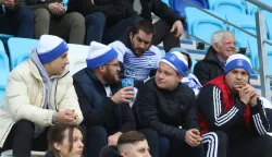 Osijek, 16. 03. 2025, Opus Arena, nogomet, SuperSport HNL 24/25. Osijek -Varaždin, Publika, navijači.snimo GOJKO MITI