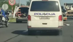 Trostruki suda na osječkoj obilaznici 106. brigade ZNG RH policija, očevid, Osijek, obilaznica, ilustracija