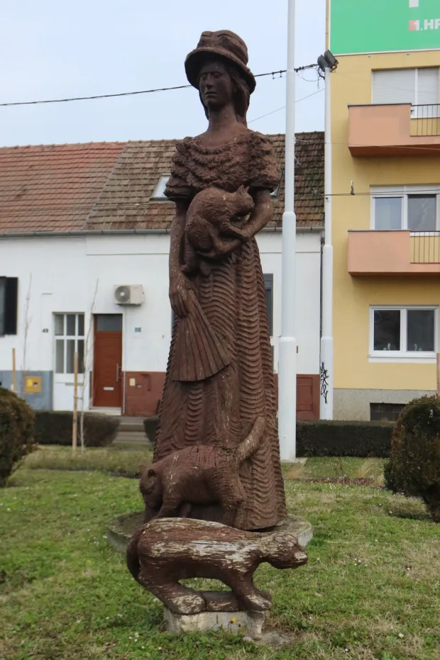 Osijek, 09. 02. 2026, Anino groblje, Ugruga Snaga Kulture postavila je pločice na grob gdije je sahranjena, Paulina Hermann - Wessely.snimio GOJKO MITIĆ