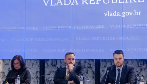 Zagreb, 03.12.2025. - U povodu Međunarodnog dana osoba s invaliditetom, ministar rada, mirovinskoga sustava, obitelji i socijalne politike Marin Piletić sudjelovao je na svečanoj sjednici Povjerenstva Vlade RH za osobe s invaliditetom.&nbsp;Na fotografiji Marin Piletić.foto HINA/ Edvard &Scaron;U&Scaron;AK