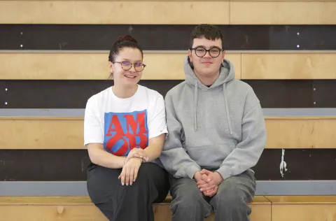 Osijek, 12. 02. 2026., Gupčeva 61, Ugostiteljsko-turističko &scaron;kola Osijek, Mirotvorac, projekt, predavanje, Marijan Gubina, Božica Dora Nekić; Jakov AdžamSNIMIO BRUNO JOBST