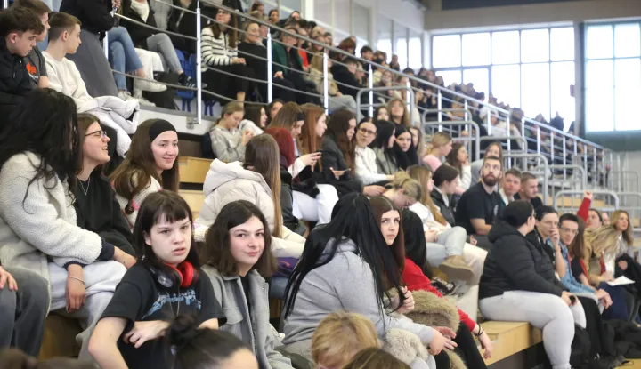 Osijek, 12. 02. 2026., Gupčeva 61, Ugostiteljsko-turističko &scaron;kola Osijek, Mirotvorac, projekt, predavanje, Marijan Gubina, SNIMIO BRUNO JOBST