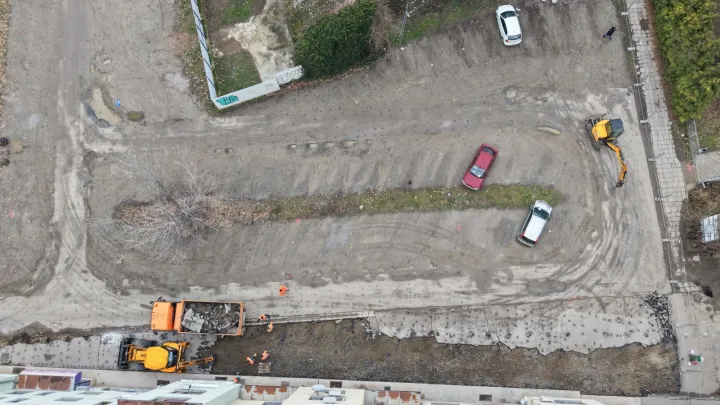 Novo parkirali&scaron;te uskoro u Gundulićevoj ulici, kod Blok-centra 2Osijek, veljača 2026.Foto: GRAD OSIJEK