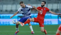 08.08.2024., Opus Arena, Osijek - Prva utakmica treceg pretkola UEFA Konferencijske lige, NK Osijek - Zira FK. Photo: Davor Javorovic/PIXSELL