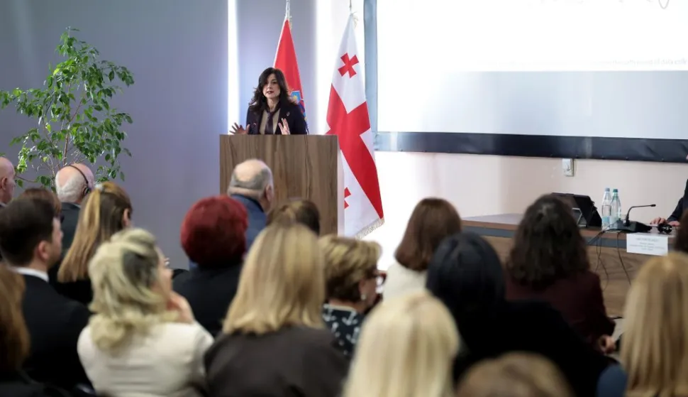 Supruga predsjednika Republike Hrvatske Sanja Musić Milanović u službenom posjetu u Gruziji predstavila je nacionalni projekt Živjeti zdravo