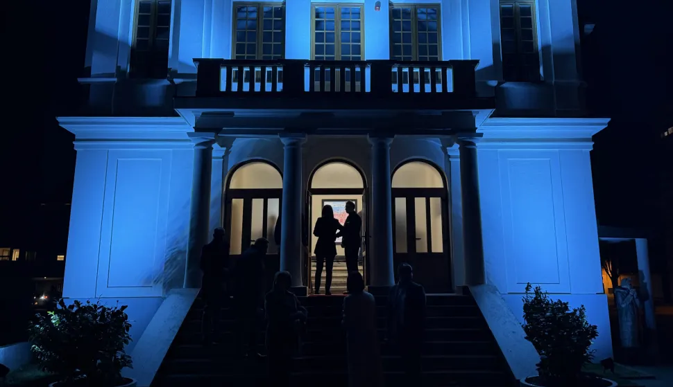 Slavonski Brod, 12.02.2026. - U povodu 100. obljetnice i nakon 15 godina svoja vrata ponovno je otvrio obnovljeni Hrvatski dom u Slavonskom Brodu. Obnova Hrvatskog doma financirana je u potpunosti iz gradskih sredstava.