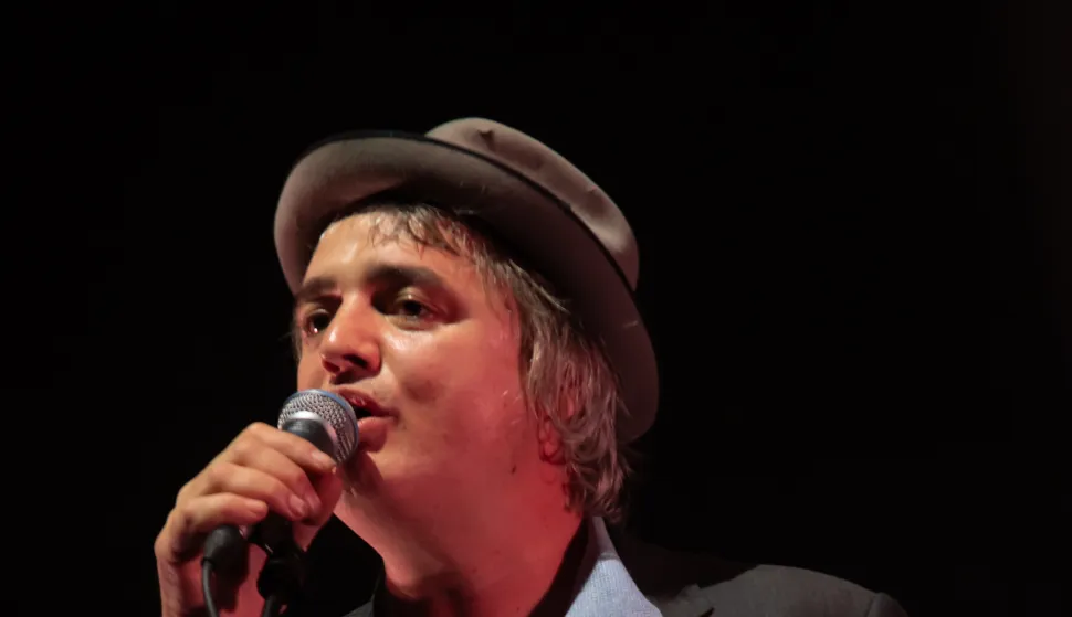 London, Babyshambles play at Brixton Academy. Pictured: Peter Doherty (Photo by CRISTINA MASSEI/ipa-agency.net/IPA/Sipa USA) Photo: IPA/SIPA USA