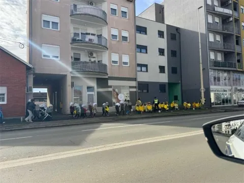 Kako policija i vrtić "Sunčica" uče najmlađe sigurnosti na cesti, PU OBŽ, preventiva, promet, sigurnost, veljača 2026.