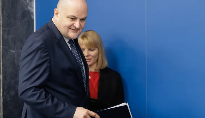 Zagreb, 05.02.2026. - Ministar gospodarstva Ante &Scaron;u&scaron;njar održao je 1. sastanak stručne radne skupine za izradu prijedloga Nacionalnog plana za razvoj industrije za razdoblje od 2027. &ndash; 2034. godine i Akcijskog plana za provedbu Nacionalnog plana.Na fotografiji Ante &Scaron;u&scaron;njar.foto HINA/ Edvard &Scaron;U&Scaron;AK