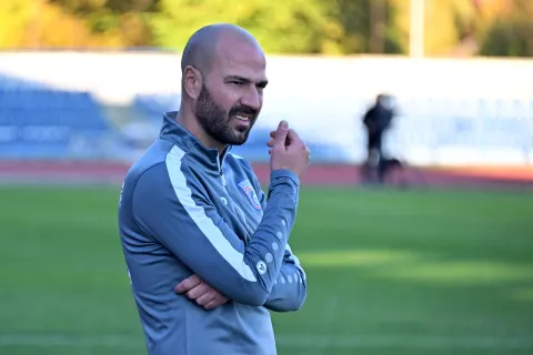 Vinkovci, 29.10.2025. - Utakmica osmine finala Hrvatskoga nogometnog kupa Cibalia - Hajduk. Na fotografiji Tomislav Čuljak.foto HINA/Gordan PANIĆ/ gp