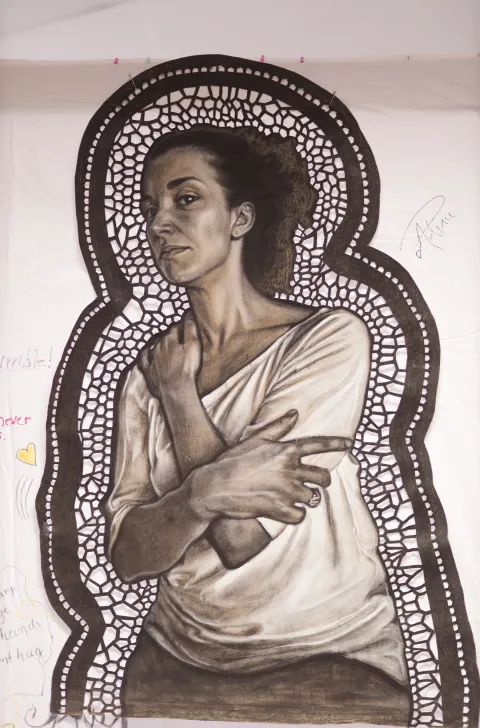 Osijek, 16 02. 2026., Evanđeosko teolo&scaron;ko veleučili&scaron;te, izložba, Andrei Cicala -autorSNIMIO BRUNO JOBST