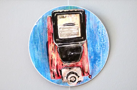 Osijek, 16 02. 2026., Evanđeosko teolo&scaron;ko veleučili&scaron;te, izložba, Andrei Cicala -autorSNIMIO BRUNO JOBST