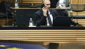 Zagreb, 16.02.2026. - 147. sjednica Vlade RH. Na fotografiji potpredsjednik Vlade i ministar Ivan Anu&scaron;ić. foto HINA/ Lana SLIVAR DOMINIĆ/ lsd