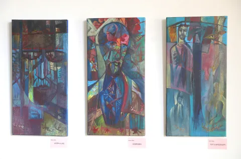 Osijek, 16 02. 2026., Evanđeosko teolo&scaron;ko veleučili&scaron;te, izložba, Svjetlo i put, Željko UremovićSNIMIO BRUNO JOBST