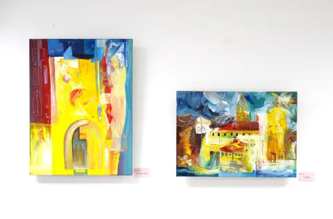 Osijek, 16 02. 2026., Evanđeosko teolo&scaron;ko veleučili&scaron;te, izložba, Svjetlo i put, Željko UremovićSNIMIO BRUNO JOBST