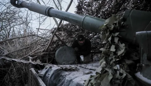 In this handout picture taken on January 18, 2026 and released on January 20, 2026 by the 24th Mechanized Brigade of Ukrainian Armed Forces, a Ukrainian serviceman of the 24th Mechanized Brigade sits in a shelter at an undisclosed location near Chasiv Yar, Donetsk region, amid the Russian invasion of Ukraine. (Photo by Handout/24th Mechanized Brigade of Ukrainian Armed Forces/AFP)/RESTRICTED TO EDITORIAL USE - MANDATORY CREDIT "AFP PHOTO/OLEG PETRASIUK/24TH MECHANIZED BRIGADE OF UKRAINIAN ARMED FORCES" - NO MARKETING NO ADVERTISING CAMPAIGNS - DISTRIBUTED AS A SERVICE TO CLIENTS