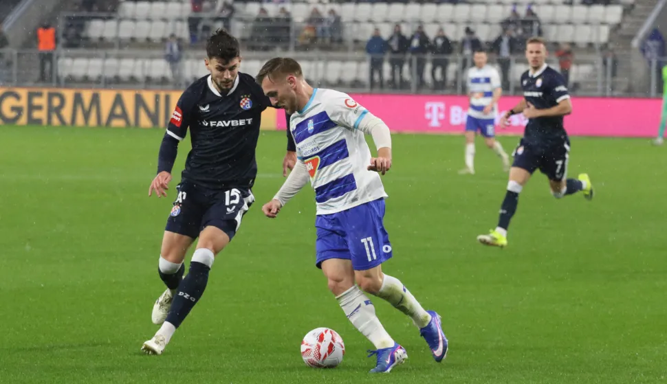 Osijek, 25. 01. 2026, Opus Arena, nogomet, Osijek - Dinamo. SuperSport HNL 25/26. Nail Omervić (11).snimio GOJKO MITIĆ