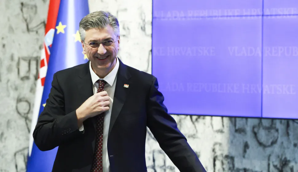 Zagreb, 16.02.2026. - 147. sjednica Vlade RH. Na fotografiji premijer Andrej Plenković. foto HINA/ Lana SLIVAR DOMINIĆ/ lsd