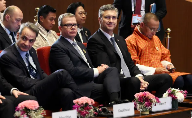 New Delhi, 19.02.2026. - Drugi dan samita o umjetnoj inteligenciji na kojem sudjeluje i premijer Andrej Plenković. foto HINA/ Vlada RH/ ml