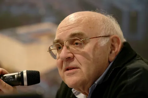 11.05.2016.,Zagreb - Memorijalni centar raketiranja Zagreba, predavanje o raketiranju dr. Ivana Fattorinija i Almire Osmanovic. rPhoto: Dalibor Urukalovic/PIXSELL