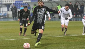 Osijek, 20. 02. 2026, Stadion Gradski Vrt, nogomet, Vukovar - Slaven Belupo, SuperSport HNL25/26, Jakov Puljić (21).snimio GOJKO MITIĆ