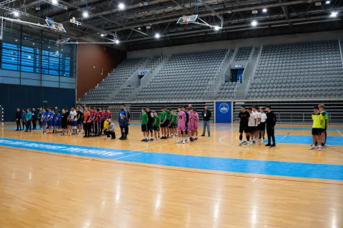 Osijek, 20. 2. 2026., &Scaron;tarkomanija humanitarni turnir, Gradski vrthumanitarni turnir; &scaron;tarkomanija; turnir; nogomet; Ivan &Scaron;tark; sport; djeca