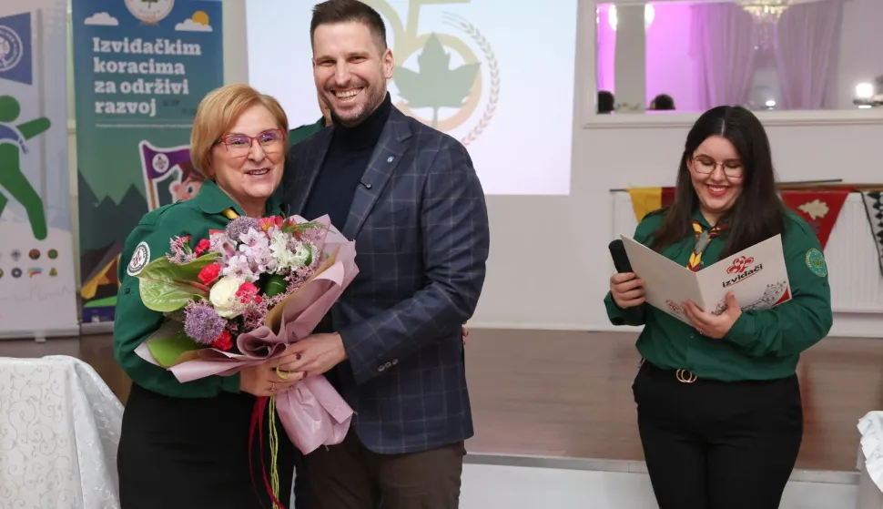 Jadranka Kokolari i gradonačelnik Radić