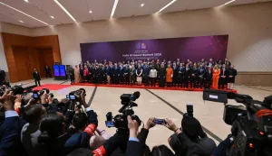 New Delhi, 19.02.2026. - Drugi dan samita o umjetnoj inteligenciji na kojem sudjeluje i premijer Andrej Plenković. foto HINA/ Vlada RH/ ml