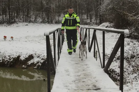 ORAHOVICA/ČAČINCI - TreNinzi i vježbe K9 vatrogasnih timovaSNIMIO: VLADIMIR GRGURIĆ