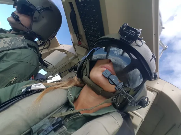 Bojnica Antonija Trupinić, vojna pilotkinja, Hrvatsko ratno zrakoplovstvo