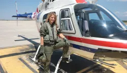 Bojnica Antonija Trupinić, vojna pilotkinja, Hrvatsko ratno zrakoplovstvo