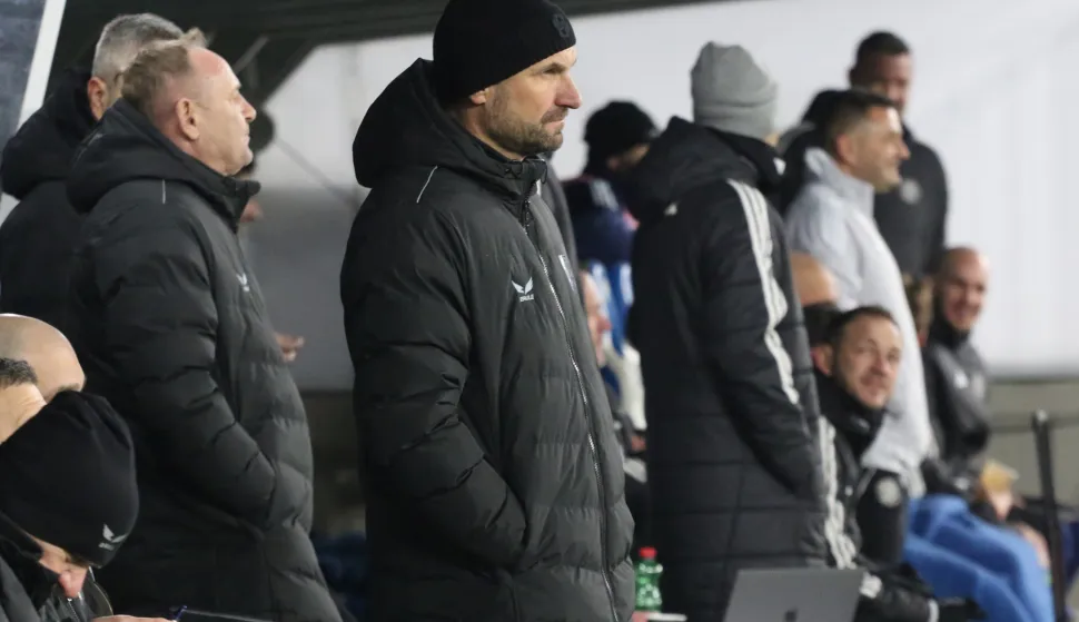  Osijek, 15. 02. 2026, Opus Arena, nogomet, Osijek - Hajduk, SuperSport HNL 25/26. Željko Sopić.snimio GOJKO MITĆ