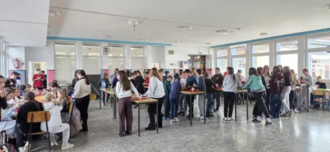 Učenici O&Scaron; Ivana Kozarca u Županjifoto: VSŽ
