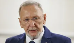 Split, 06.11.2025. - U Hrvatskom domu otvorena "KOMferencija" s temom "Komunikacija na prvoj crti - sigurnost u doba krize". Na fotografiji potpredsjednik Vlade i ministar Davor Božinović.foto HINA/ Miroslav LELAS/ lm