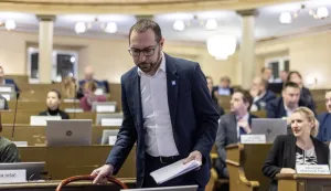 Zagreb, 24.2.2026 - Sjednica zagrebačke Gradske skup&scaron;tine. Na slici Tomislav Toma&scaron;ević.Foto Hina/ Dario GRZELJ/ dag