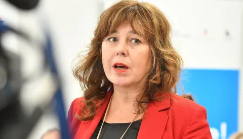 13.12.2022., Trnovec- Posjet delegacije Europske komisije romskom naselju Parag i prezentacija programa "Testiranje jamstva za svako dijete u Hrvatskoj"- faza 3. Tatjana Katkic Stanic.Photo: Vjeran Zganec Rogulja/PIXSELL Photo: Vjeran Zganec Rogulja/PIXSELL