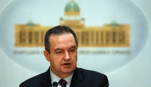 02, February, 2021, Belgrade - The President of the National assembly of the Republic of Serbia, Ivica Dacic, gave a statement to the media before the beginning of the 16th Collegium of the National assembly of the Twelfth convocation. Ivica Dacic. Photo: A.K./ATAImages02, februar, 2021, Beograd - Predsednik Narodne skupstine Republike Srbije Ivica Dacic dao je izjavu za medije pre pocetka 16. Kolegijuma Narodne skupstine Dvanaestog saziva. Photo: A.K./ATAImages Photo: A.K./PIXSELL