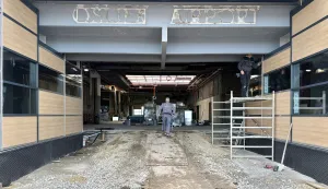 Klisa, 24. 02. 2026., Zračna luka Osijek, ZLO, obilazak, radovi, terminal, unutranji, vanjski, građevinski radovi, glavni ulazSNIMIO BRUNO JOBST