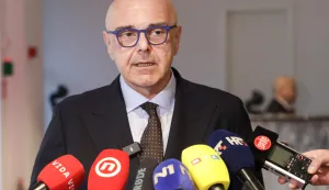 Zagreb, 20.02.2026 - Nastavak 9. sjednice Hrvatskog. Sabor je potvrdio za Alena Ružića za novog ministra rada, mirovinskog sustava, obitelji i socijalne politike. Na fotogrtafiji Alen Ružić.foto HINA/ Admir BULJUBA&Scaron;IĆ/ abu