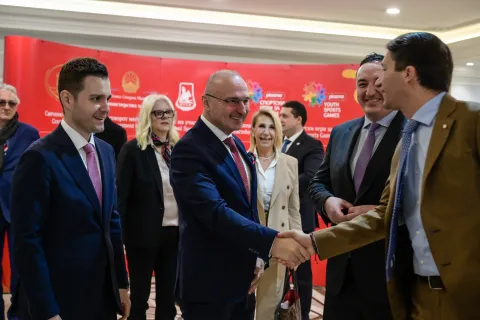 Svečano potpisivanje ugovora Sportskih igara mladih u Sjevernoj MakedonijiUSTUPLJENA FOTOGRAFIJA