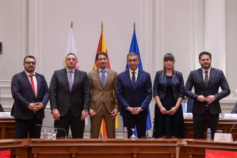 Svečano potpisivanje ugovora Sportskih igara mladih u Sjevernoj MakedonijiUSTUPLJENA FOTOGRAFIJA